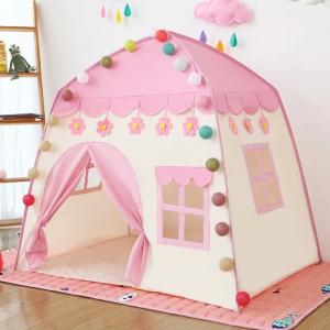 Large Indoor Outdoor Kids Play House Pink Blue Princess Castles Kids Play Tepee Tent Child Boys Girl Play Tent Toy Large Indoor Outdoor Kids Play House Pink Blue Princess Castles Kids Play Tepee Tent Child Boys Girl Play Tent Toy