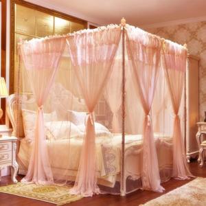 Family Use Bedroom Rectangular Palace Mosquito Net with Bracket Family Use Bedroom Rectangular Palace Mosquito Net with Bracket