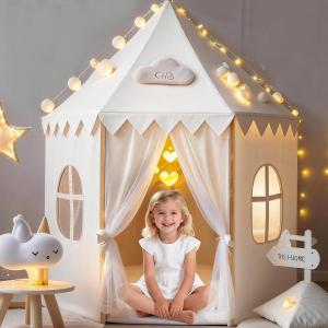 Indoor Hexagonal Mesh Castle Play Tent for Kids Princess Play House & Crawling Tent Indoor Hexagonal Mesh Castle Play Tent for Kids Princess Play House & Crawling Tent